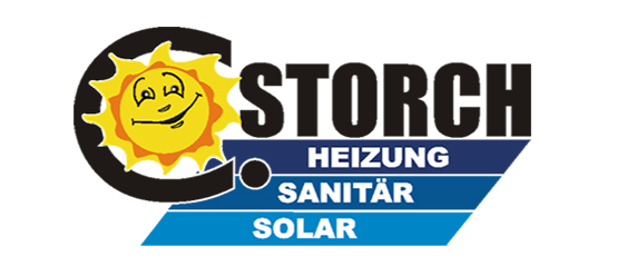 Logo Storch Heizung Sanitär Solar